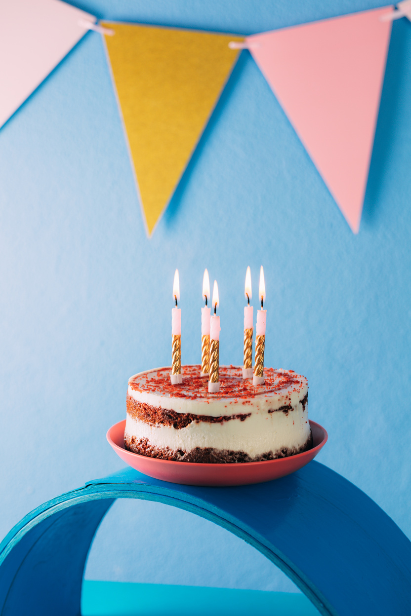 Birthday Cake at a Party